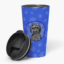 Load image into Gallery viewer, Doodle Black #2  Stainless Steel 16 oz  Tumbler