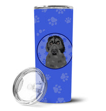 Load image into Gallery viewer, Doodle Black #3  Stainless Steel 20 oz Skinny Tumbler