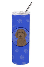 Load image into Gallery viewer, Doodle Chocolate #2  Stainless Steel 20 oz Skinny Tumbler