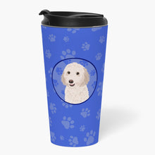 Load image into Gallery viewer, Doodle Cream #1  Stainless Steel 16 oz  Tumbler
