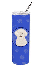Load image into Gallery viewer, Doodle Cream #2  Stainless Steel 20 oz Skinny Tumbler