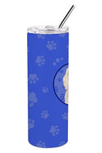 Load image into Gallery viewer, Doodle Cream #5  Stainless Steel 20 oz Skinny Tumbler