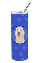 Load image into Gallery viewer, Doodle Cream #5  Stainless Steel 20 oz Skinny Tumbler