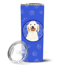 Load image into Gallery viewer, Doodle Cream #6  Stainless Steel 20 oz Skinny Tumbler