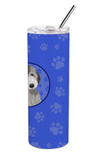 Load image into Gallery viewer, Doodle Silver #1  Stainless Steel 20 oz Skinny Tumbler