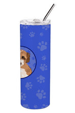 Load image into Gallery viewer, Doodle Tricolor #2  Stainless Steel 20 oz Skinny Tumbler