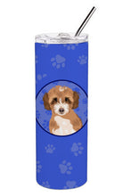 Load image into Gallery viewer, Doodle Tricolor #2  Stainless Steel 20 oz Skinny Tumbler