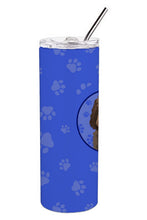 Load image into Gallery viewer, Doodle Tricolor #3  Stainless Steel 20 oz Skinny Tumbler