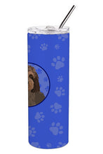 Load image into Gallery viewer, Doodle Tricolor #3  Stainless Steel 20 oz Skinny Tumbler