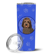 Load image into Gallery viewer, Doodle Tricolor #3  Stainless Steel 20 oz Skinny Tumbler