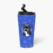 Load image into Gallery viewer, English Bulldog Black and White  Stainless Steel 16 oz  Tumbler