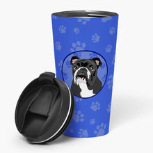 Load image into Gallery viewer, English Bulldog Black and White  Stainless Steel 16 oz  Tumbler