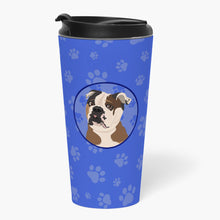 Load image into Gallery viewer, English Bulldog Chocolate Tan  Stainless Steel 16 oz  Tumbler
