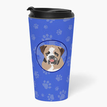 Load image into Gallery viewer, English Bulldog Tricolor #4  Stainless Steel 16 oz  Tumbler