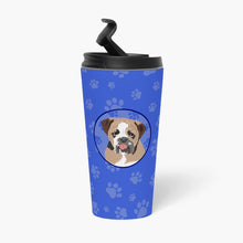Load image into Gallery viewer, English Bulldog Tricolor #4  Stainless Steel 16 oz  Tumbler