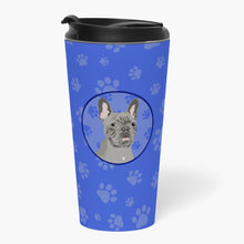 Load image into Gallery viewer, French Bulldog Blue  Stainless Steel 16 oz  Tumbler