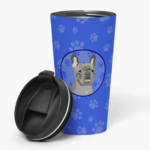Load image into Gallery viewer, French Bulldog Blue  Stainless Steel 16 oz  Tumbler