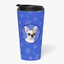Load image into Gallery viewer, French Bulldog White #1  Stainless Steel 16 oz  Tumbler
