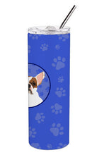 Load image into Gallery viewer, French Bulldog White #2  Stainless Steel 20 oz Skinny Tumbler