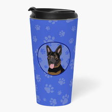 Load image into Gallery viewer, German Shepherd Bicolor  Stainless Steel 16 oz  Tumbler