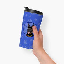 Load image into Gallery viewer, German Shepherd Bicolor  Stainless Steel 16 oz  Tumbler