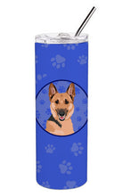 Load image into Gallery viewer, German Shepherd Black and Tan #1  Stainless Steel 20 oz Skinny Tumbler
