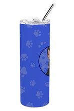 Load image into Gallery viewer, German Shepherd Puppy  Stainless Steel 20 oz Skinny Tumbler