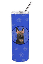 Load image into Gallery viewer, German Shepherd Puppy  Stainless Steel 20 oz Skinny Tumbler