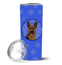 Load image into Gallery viewer, German Shepherd Black and Tan #2  Stainless Steel 20 oz Skinny Tumbler