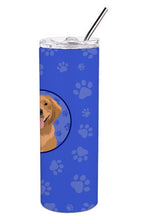 Load image into Gallery viewer, Golden Retriever Red #2  Stainless Steel 20 oz Skinny Tumbler