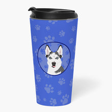 Load image into Gallery viewer, Siberian Husky Puppy  Stainless Steel 16 oz  Tumbler