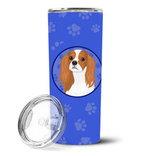 Load image into Gallery viewer, Cavalier King Charles Spaniel Blenheim #1  Stainless Steel 20 oz Skinny Tumbler