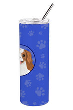 Load image into Gallery viewer, Cavalier King Charles Spaniel Blenheim #2  Stainless Steel 20 oz Skinny Tumbler