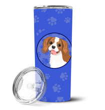 Load image into Gallery viewer, Cavalier King Charles Spaniel Blenheim #2  Stainless Steel 20 oz Skinny Tumbler