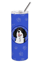Load image into Gallery viewer, Cavalier King Charles Spaniel Tricolor #2  Stainless Steel 20 oz Skinny Tumbler