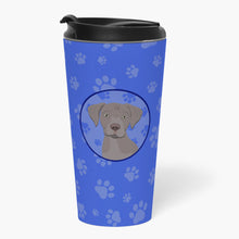 Load image into Gallery viewer, Labrador Retriever Gray Puppy  Stainless Steel 16 oz  Tumbler
