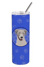 Load image into Gallery viewer, Labrador Retriever Gray  Stainless Steel 20 oz Skinny Tumbler