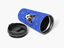 Load image into Gallery viewer, Pembroke Welsh Corgi Tricolor Black-Headed #1  Stainless Steel 16 oz  Tumbler