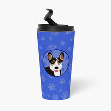 Load image into Gallery viewer, Pembroke Welsh Corgi Tricolor Black-Headed #2  Stainless Steel 16 oz  Tumbler