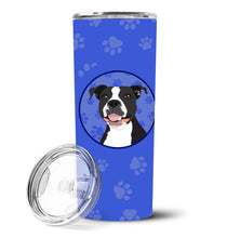 Load image into Gallery viewer, Pit Bull Black #3  Stainless Steel 20 oz Skinny Tumbler