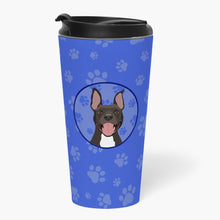 Load image into Gallery viewer, Pit Bull Black #4  Stainless Steel 16 oz  Tumbler