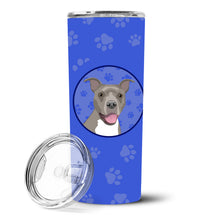 Load image into Gallery viewer, Pit Bull Blue #1  Stainless Steel 20 oz Skinny Tumbler
