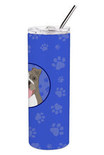 Load image into Gallery viewer, Pit Bull Blue #2  Stainless Steel 20 oz Skinny Tumbler