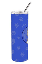 Load image into Gallery viewer, Pit Bull Blue #5  Stainless Steel 20 oz Skinny Tumbler