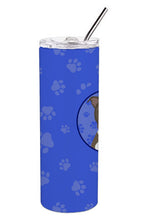 Load image into Gallery viewer, Pit Bull Blue #6  Stainless Steel 20 oz Skinny Tumbler
