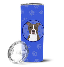 Load image into Gallery viewer, Pit Bull Blue #6  Stainless Steel 20 oz Skinny Tumbler