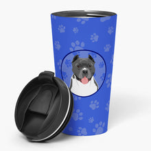 Load image into Gallery viewer, Pit Bull Blue #7  Stainless Steel 16 oz  Tumbler