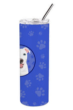 Load image into Gallery viewer, Pit Bull White #1  Stainless Steel 20 oz Skinny Tumbler