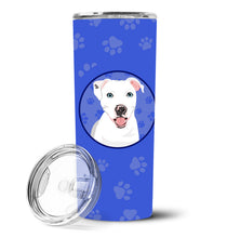 Load image into Gallery viewer, Pit Bull White #1  Stainless Steel 20 oz Skinny Tumbler