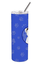 Load image into Gallery viewer, Pit Bull White #2  Stainless Steel 20 oz Skinny Tumbler